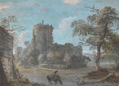 Der Eingang zum Chepstow Castle von Paul Sandby